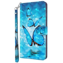 Kotelot OnePlus Nord 2 5G Flying Blue Butterflies