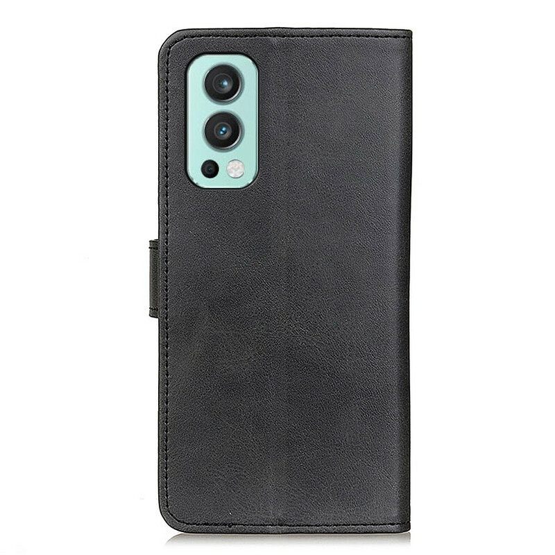 Kotelot OnePlus Nord 2 5G Matte Retro Nahkaefekti