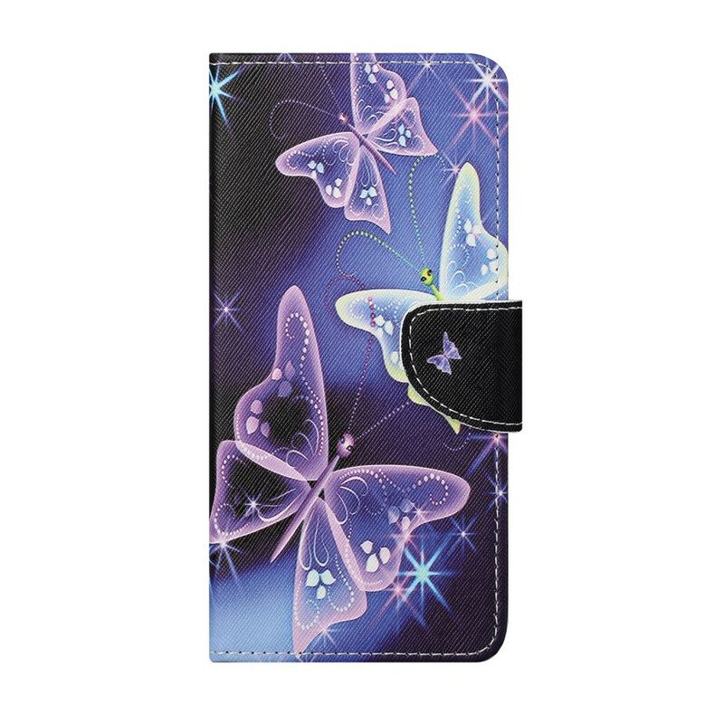 Kotelot OnePlus Nord 2 5G Neon Butterflies