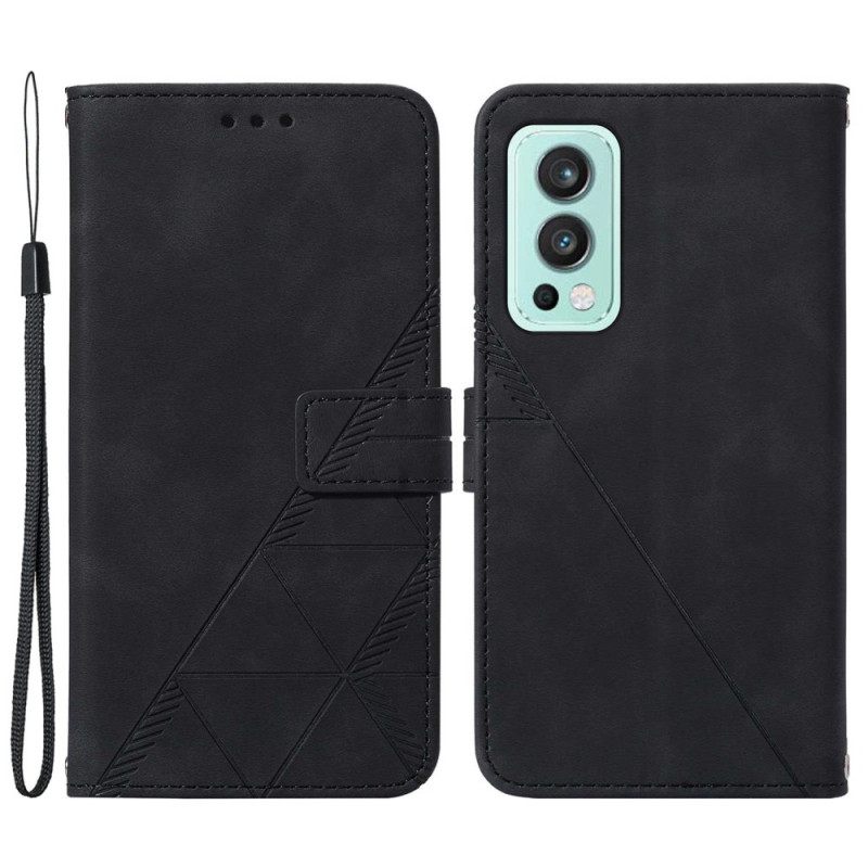 Kotelot OnePlus Nord 2 5G Pyramid Leather Effect