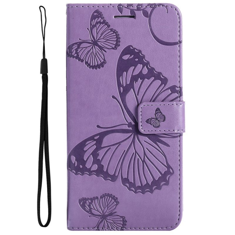 Kotelot OnePlus Nord 2 5G Suojaketju Kuori Giant Thong Butterflies