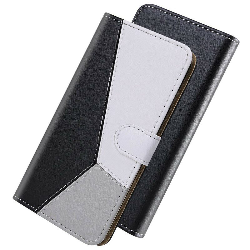 Kotelot OnePlus Nord 2 5G Tricolor Leather Effect