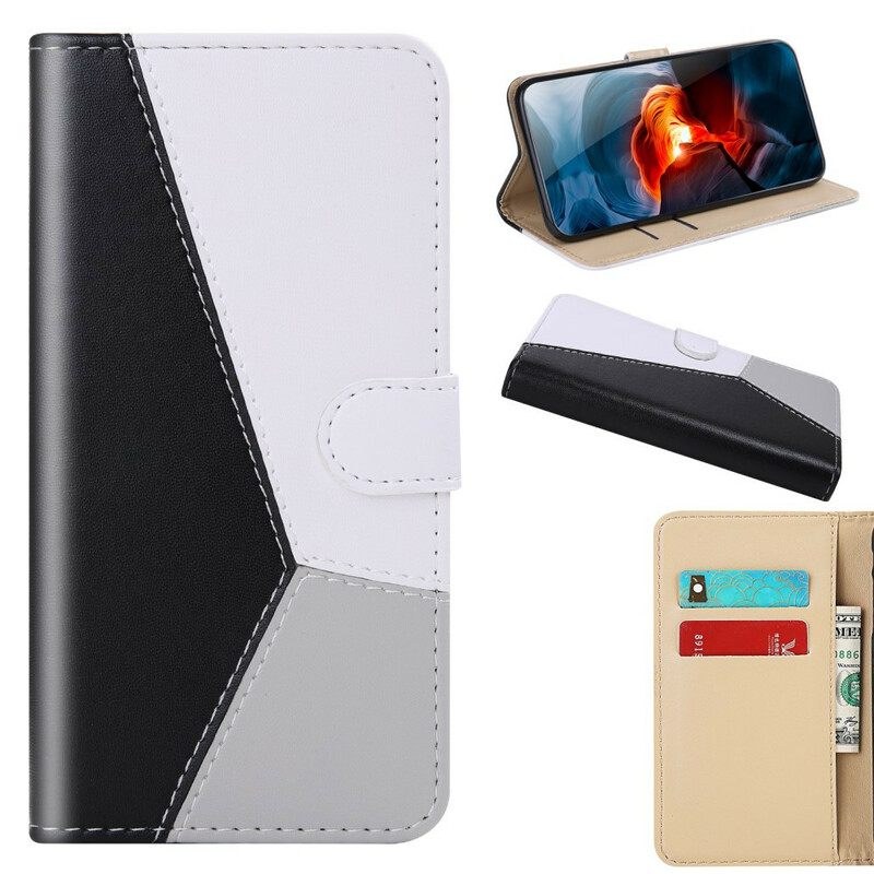 Kotelot OnePlus Nord 2 5G Tricolor Leather Effect