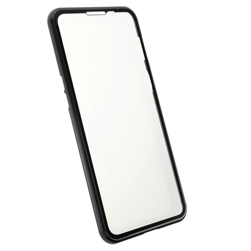 Kuori OnePlus Nord 2 5G Kaksipuolinen Magneettinen Karkaistu Lasi Ja Metalli