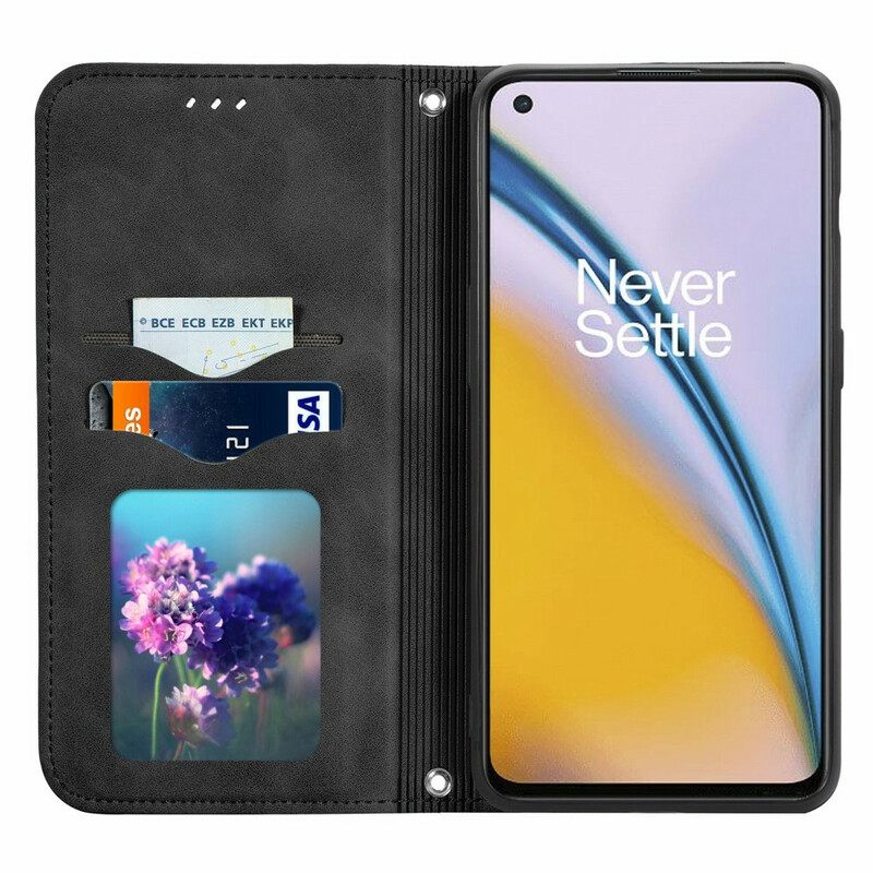 Puhelinkuoret OnePlus Nord 2 5G Kotelot Flip Skin-touch Design