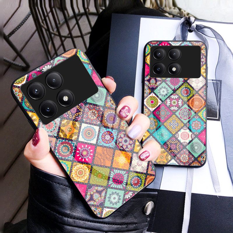 Kuori Poco X6 Pro 5g Patchwork-tuki Ja -hihna