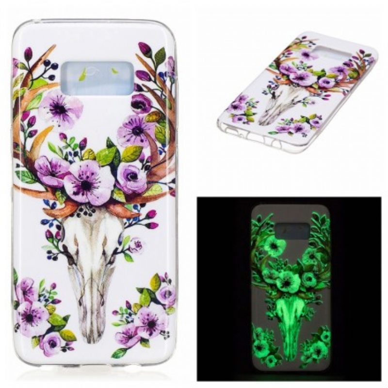 Case Samsung Galaxy S8 Fluoresoiva Kukka Wapiti