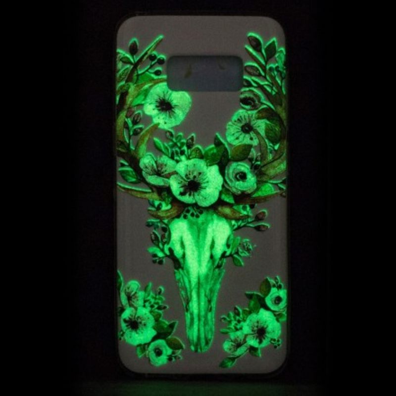 Case Samsung Galaxy S8 Fluoresoiva Kukka Wapiti