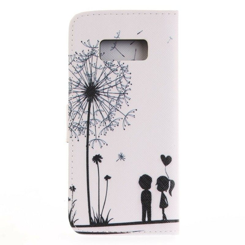 Flip Case Samsung Galaxy S8 Love Dandelion