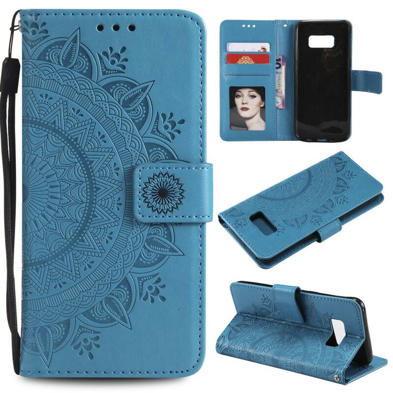 Flip Case Samsung Galaxy S8 Mandala Sun