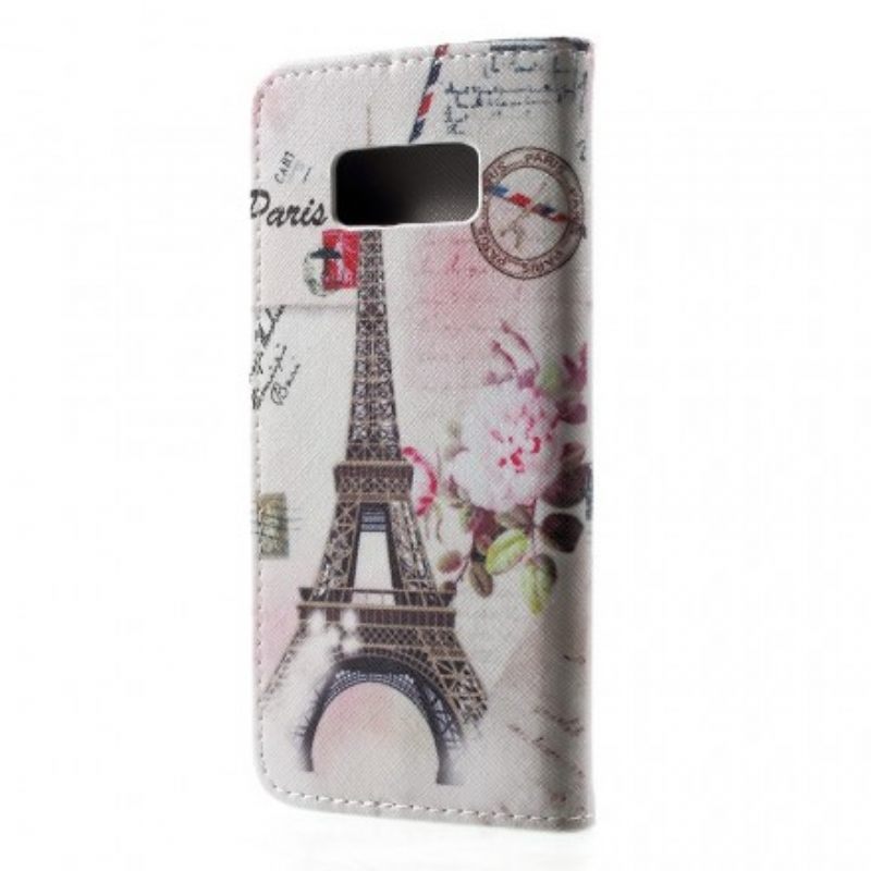 Kotelot Samsung Galaxy S8 Retro Eiffel-torni