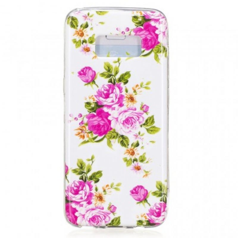 Kuori Samsung Galaxy S8 Fluorescent Liberty Flowers