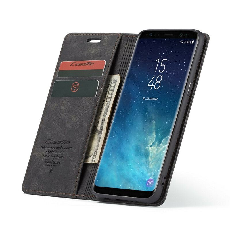 Puhelinkuoret Samsung Galaxy S8 Kotelot Flip Caseme Keinonahka