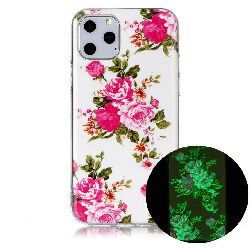 Case iPhone 11 Pro Fluorescent Liberty Flowers