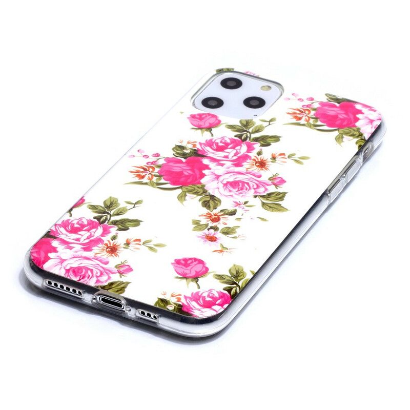 Case iPhone 11 Pro Fluorescent Liberty Flowers