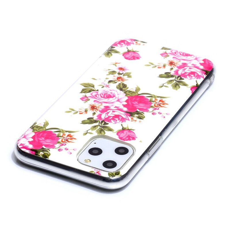 Case iPhone 11 Pro Fluorescent Liberty Flowers