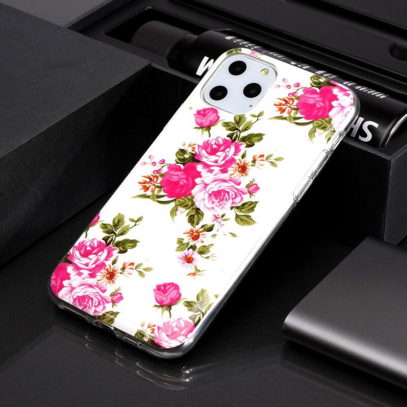 Case iPhone 11 Pro Fluorescent Liberty Flowers