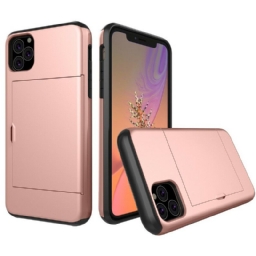 Case iPhone 11 Pro Jäykkä Flashy Korttipidike