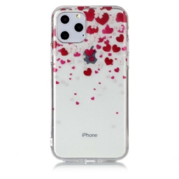 Case iPhone 11 Pro Rain Of Hearts