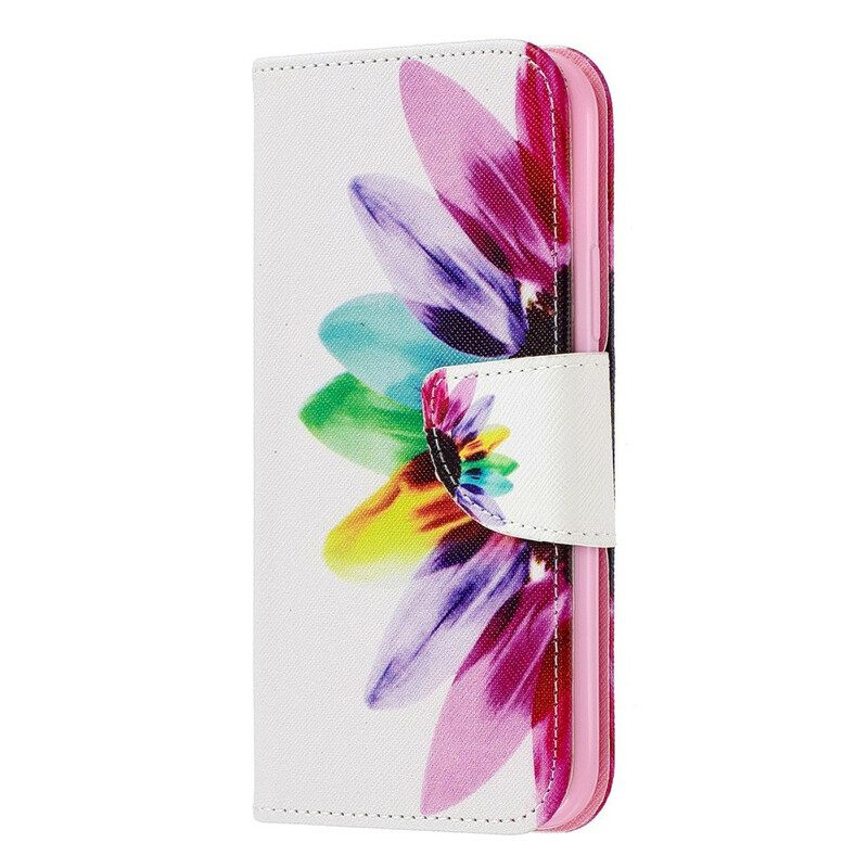 Flip Case iPhone 11 Pro Flower Watercolour