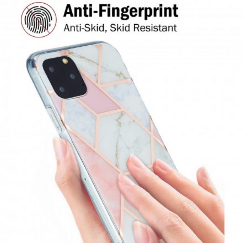 Kuori iPhone 11 Pro Flashy Geometric Marble