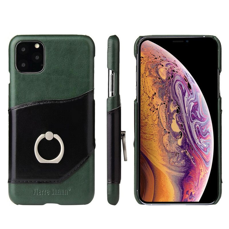 Kuori iPhone 11 Pro Kortinhaltija Ja Sormuksenhaltija Fierre Shann