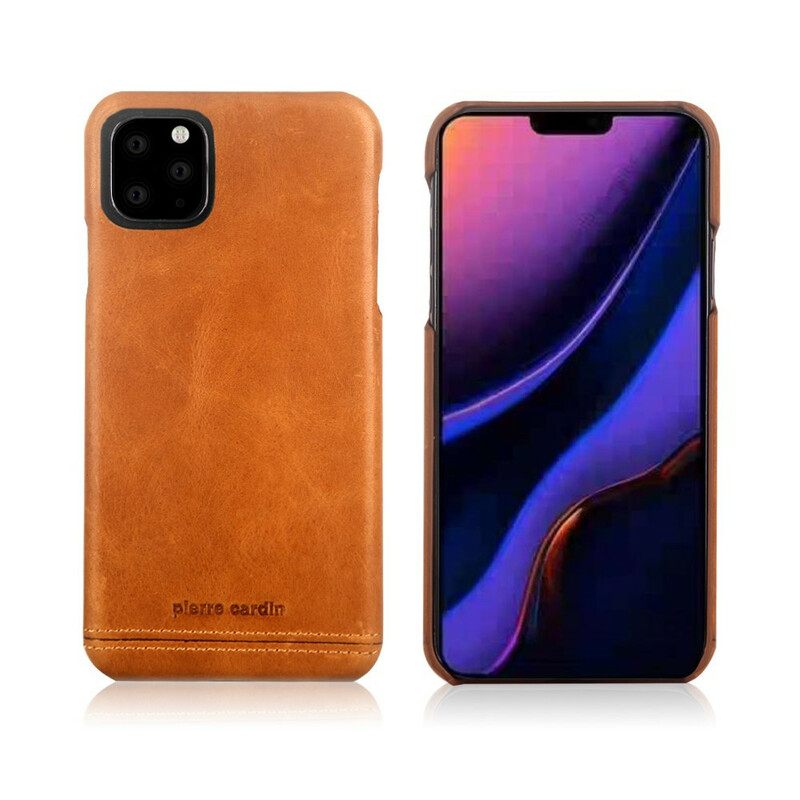 Kuori iPhone 11 Pro Pierre Cardin Aitoa Nahkaa