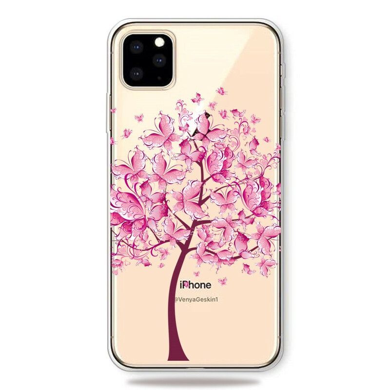 Kuori iPhone 11 Pro Pink Tree Top