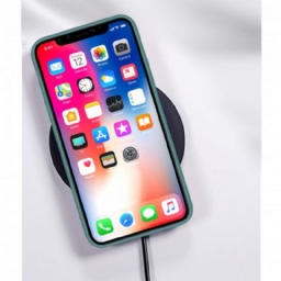 Kuori iPhone 11 Pro Silikoni Ja Keinonahka Korttikotelo