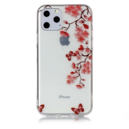 Kuori iPhone 11 Pro Transparent Butterfly Branch