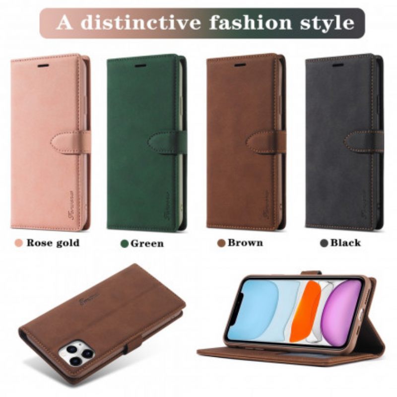 Nahkakotelo iPhone 11 Pro Faux Leather Forwenw