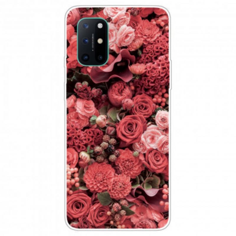 Case OnePlus 8T Intense Flowers