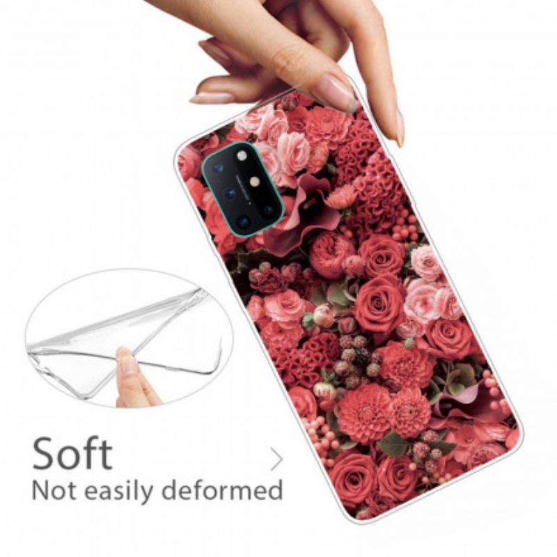 Case OnePlus 8T Intense Flowers