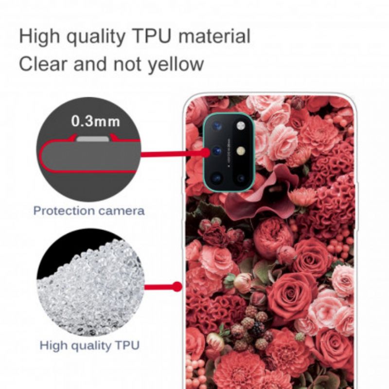 Case OnePlus 8T Intense Flowers