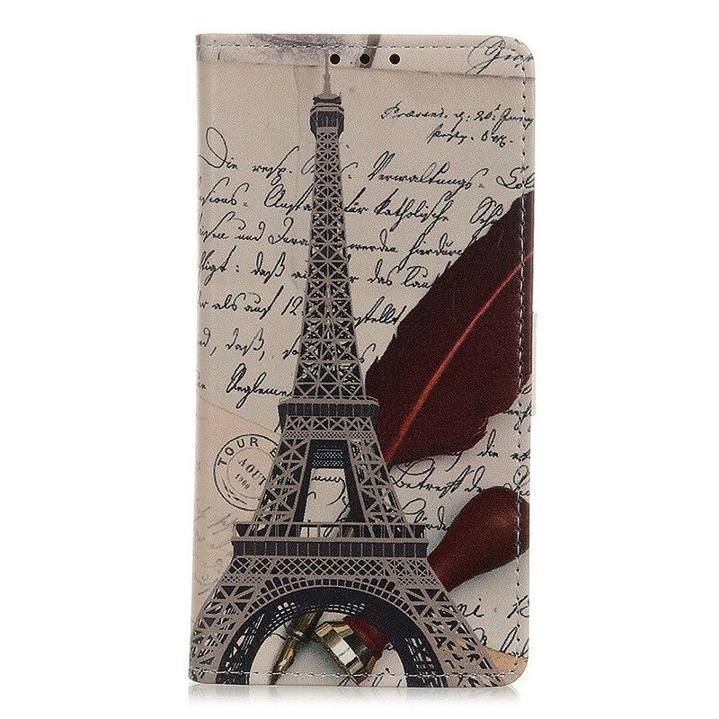 Flip Case OnePlus 8T Runoilijan Eiffel-torni