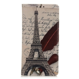 Flip Case OnePlus 8T Runoilijan Eiffel-torni