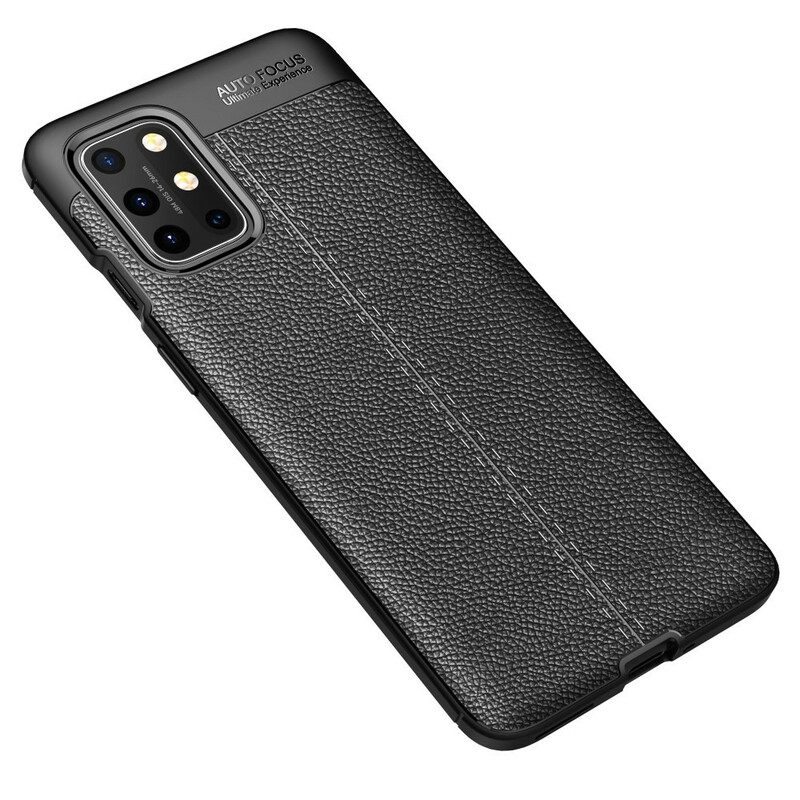 Kuori OnePlus 8T Double Line Litchi Leather Effect