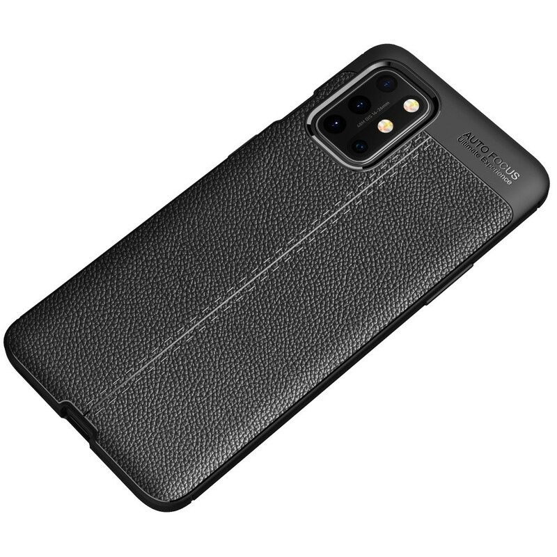 Kuori OnePlus 8T Double Line Litchi Leather Effect