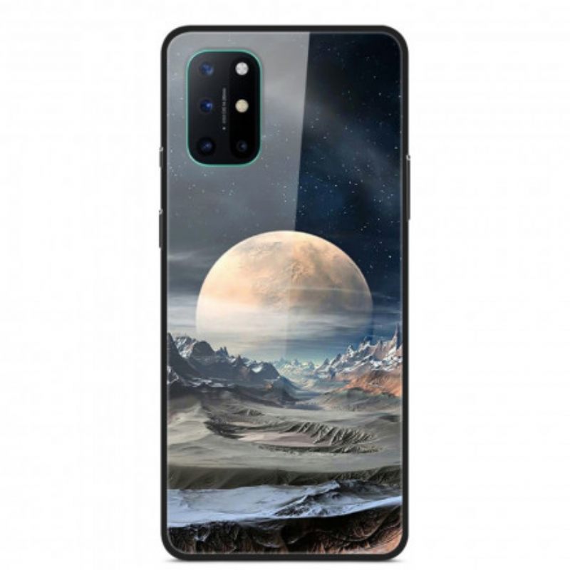 Kuori OnePlus 8T Space Moon Karkaistu Lasi