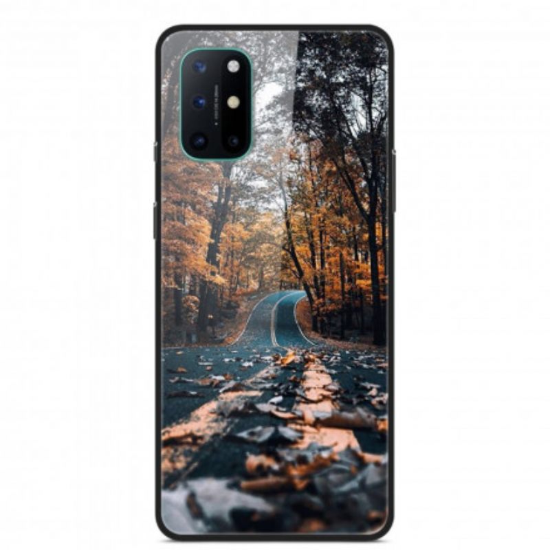 Kuori OnePlus 8T Tempered Glass Road To Happiness