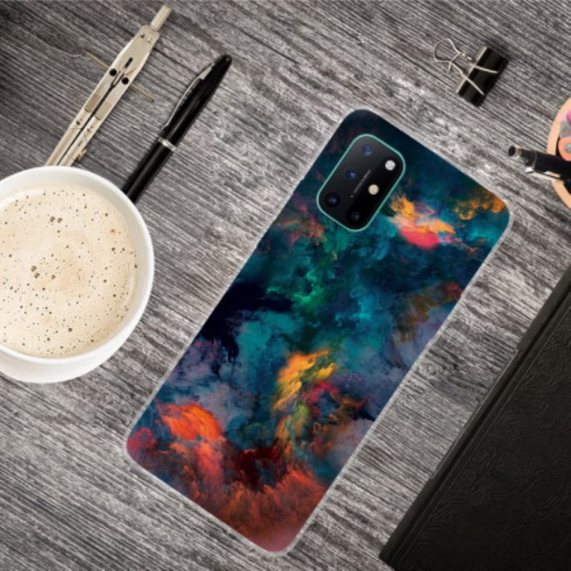 Kuori OnePlus 8T Värikkäät Pilvet