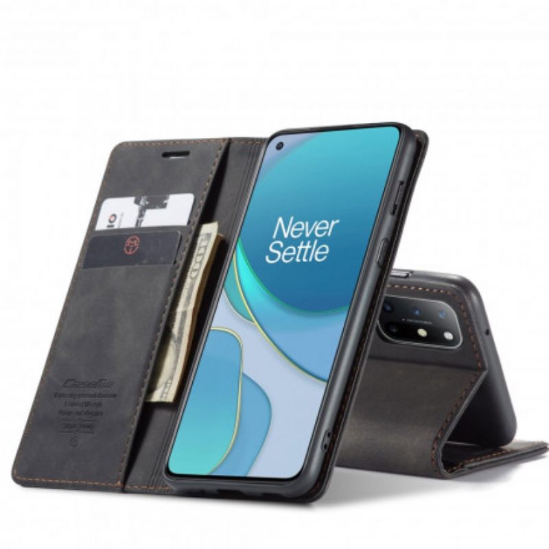 Puhelinkuoret OnePlus 8T Kotelot Flip Caseme Keinonahka