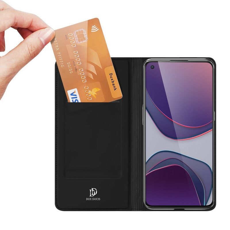 Puhelinkuoret OnePlus 8T Kotelot Flip Skin Pro Dux Ducis