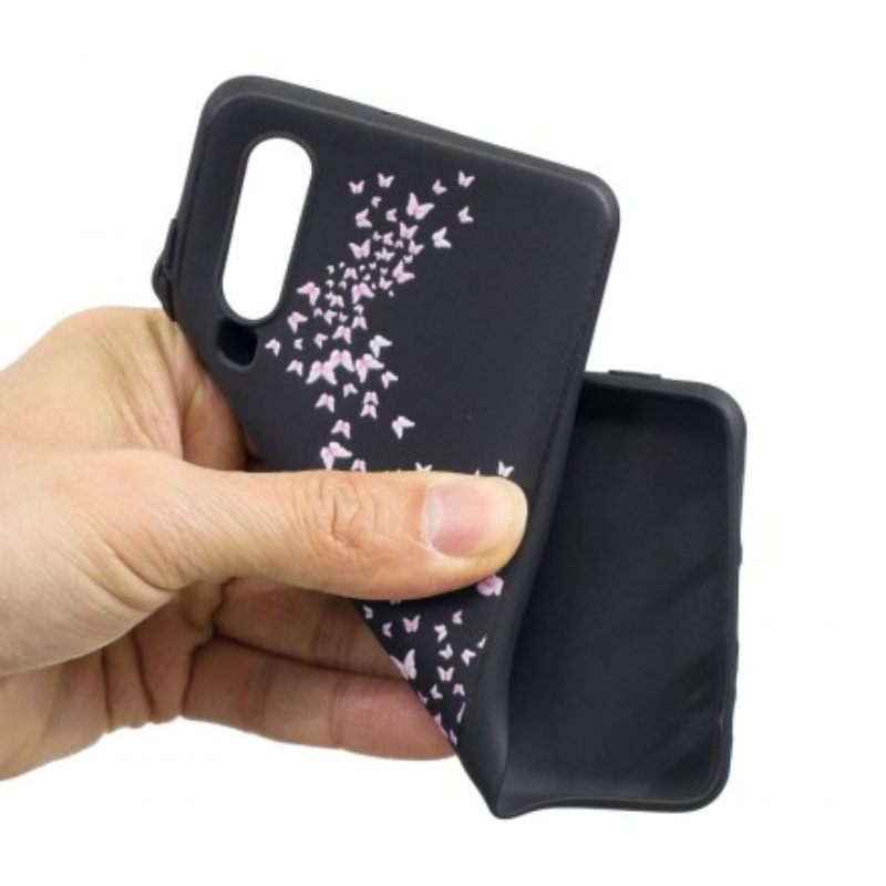 Case Huawei P30 Nainen Kukkapäällä