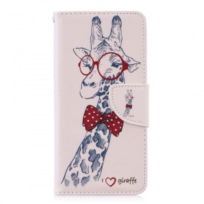 Kotelot Huawei P30 Brainy Giraffe