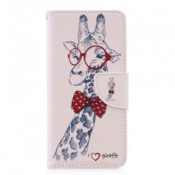 Kotelot Huawei P30 Brainy Giraffe