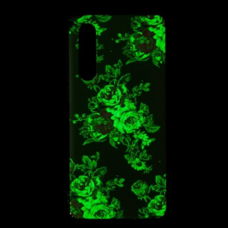 Kuori Huawei P30 Fluorescent Liberty Flowers