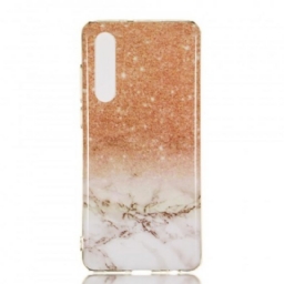 Kuori Huawei P30 Glitter Marble