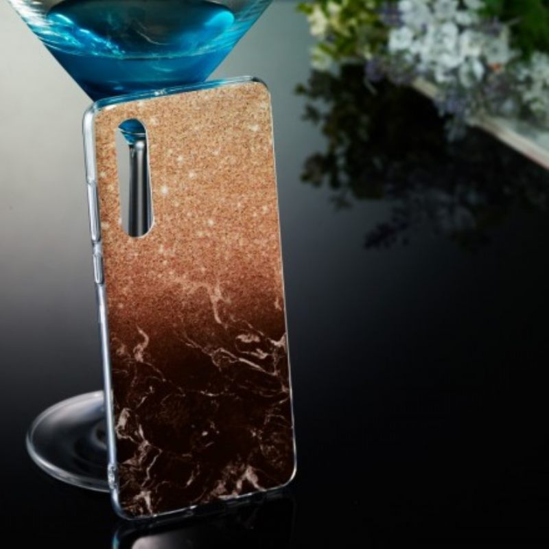 Kuori Huawei P30 Glitter Marble