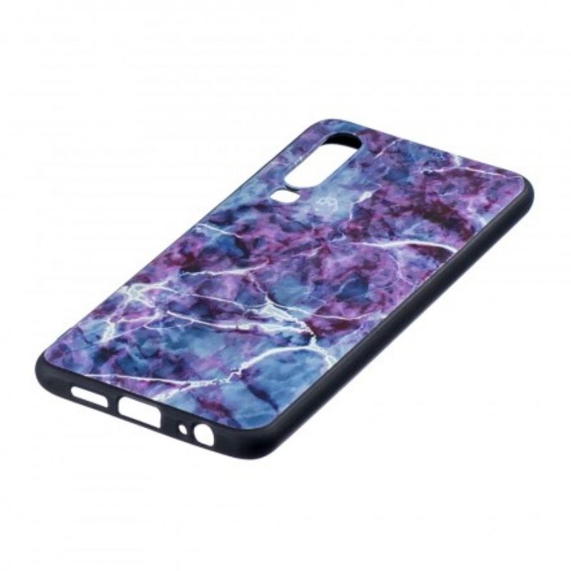 Kuori Huawei P30 Purple Marble